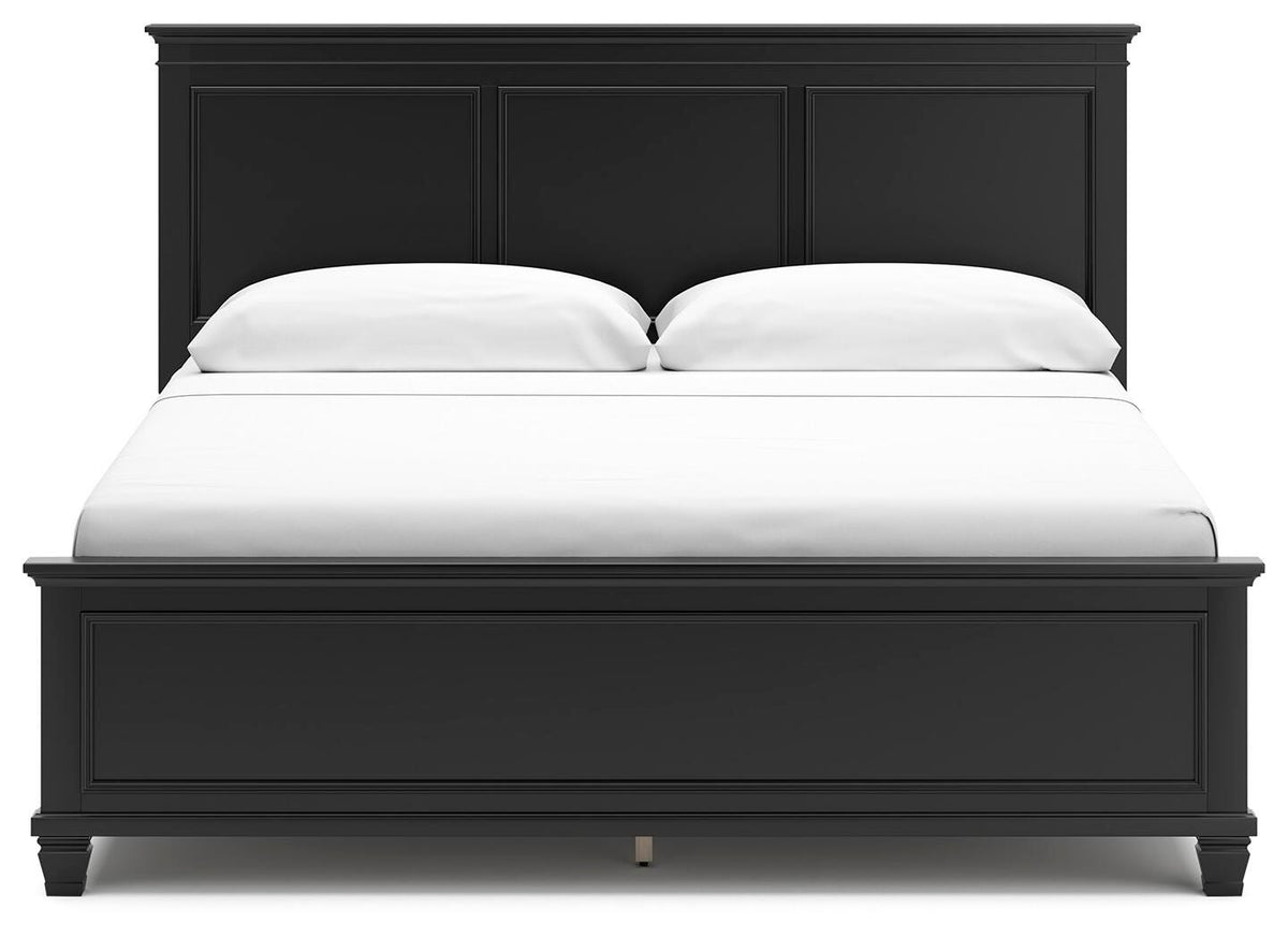 Lanolee King Panel Bed, Dresser, Mirror and 2 Nightstands