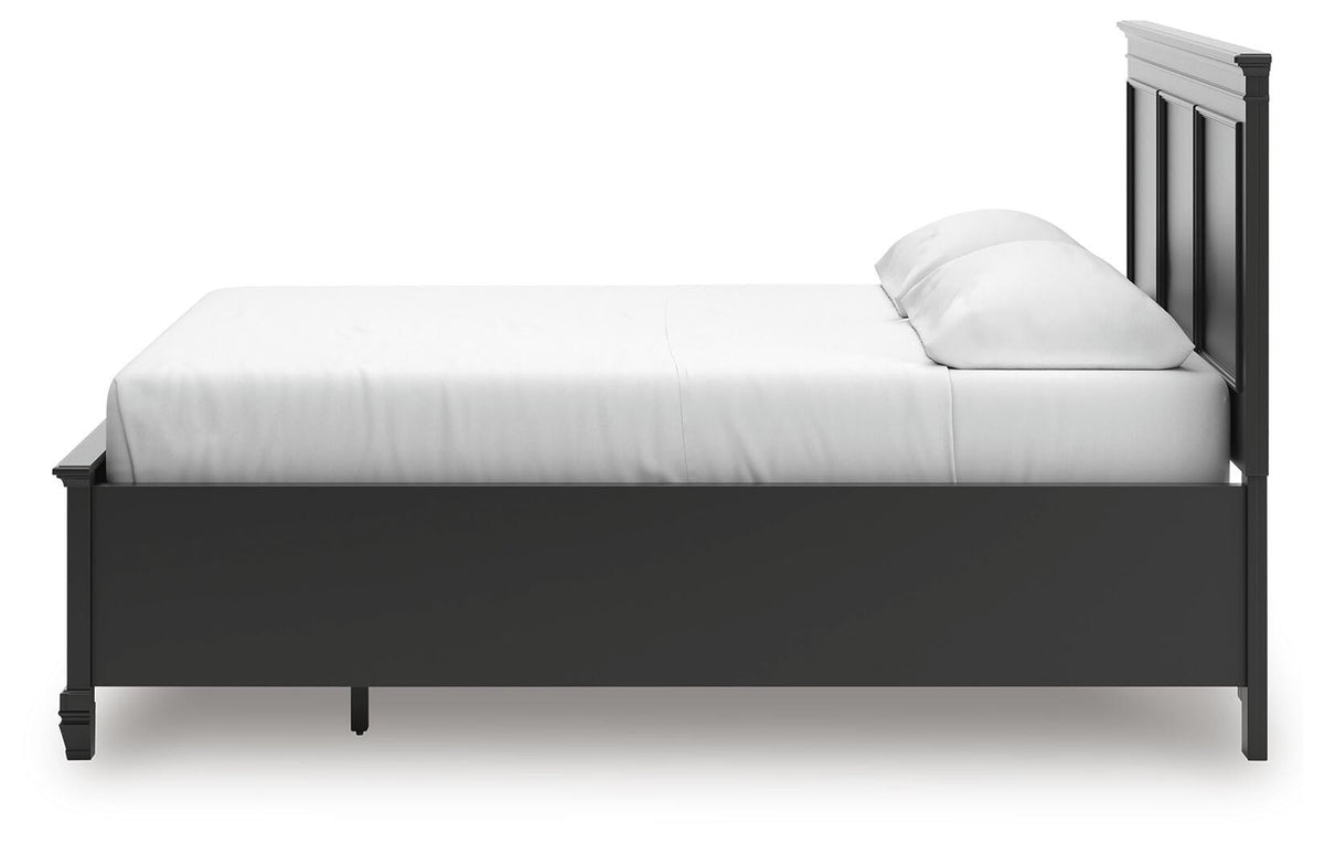 Lanolee Panel Storage Bed Set - California King, Dresser