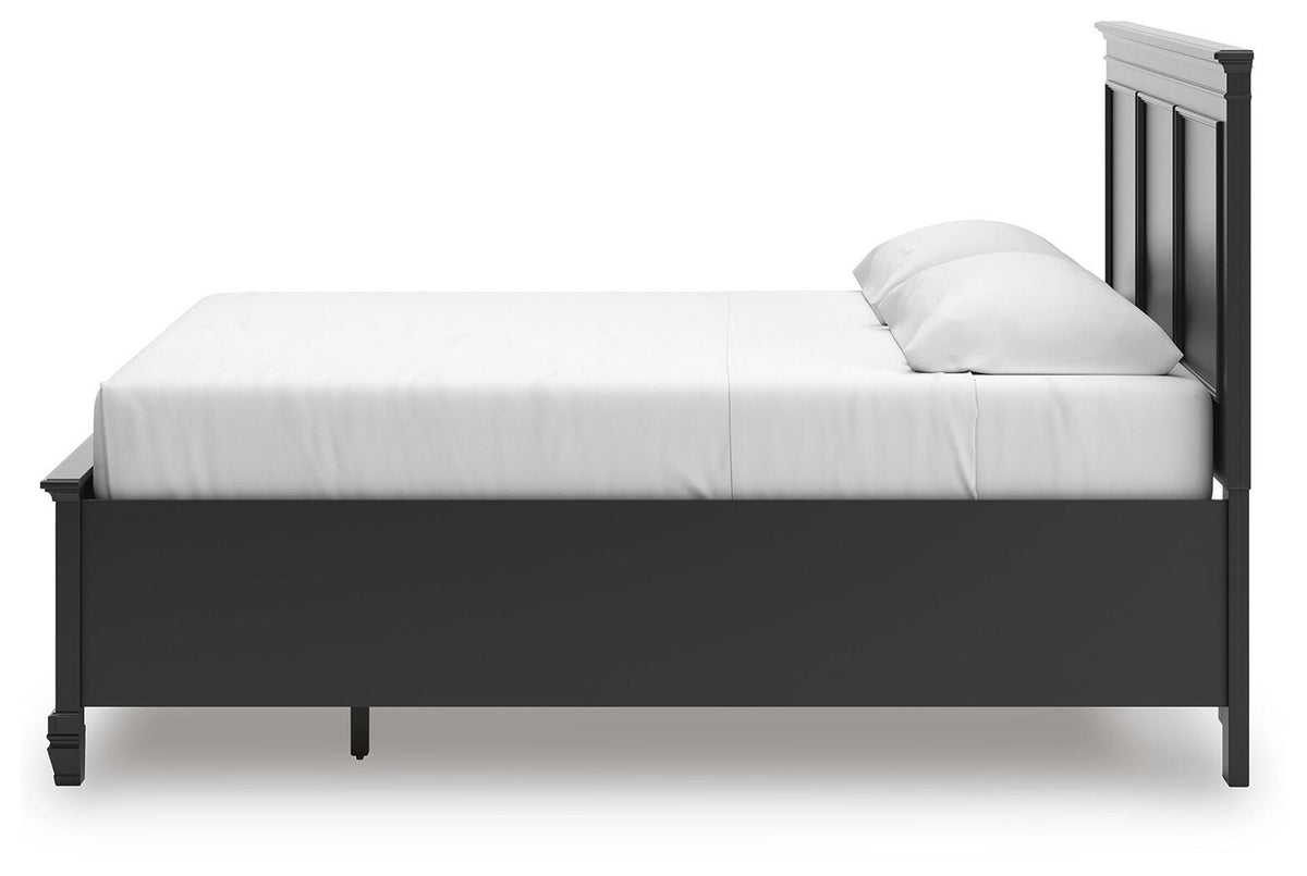 Lanolee Panel Storage Bed Set - King, Dresser