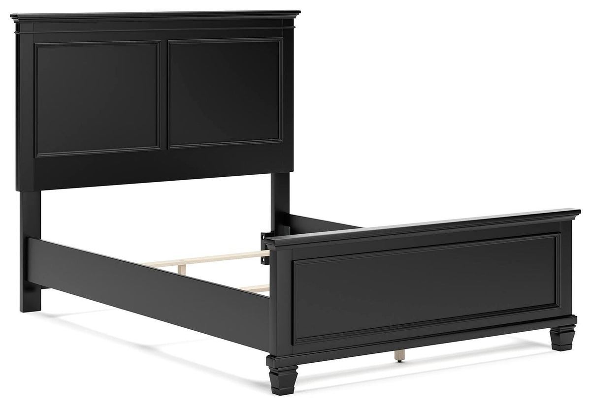 Lanolee Full Panel Bed, Dresser and Mirror