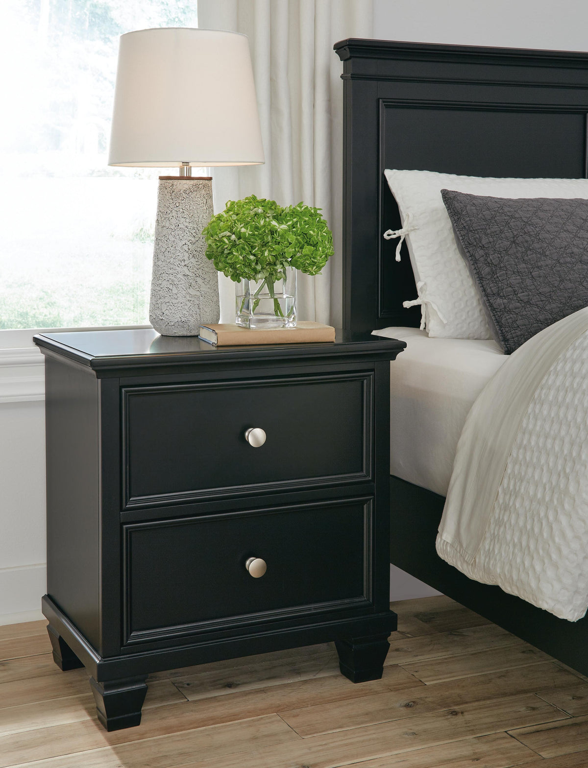 Lanolee Panel Storage Bed Set - California King, Dresser and Nightstand