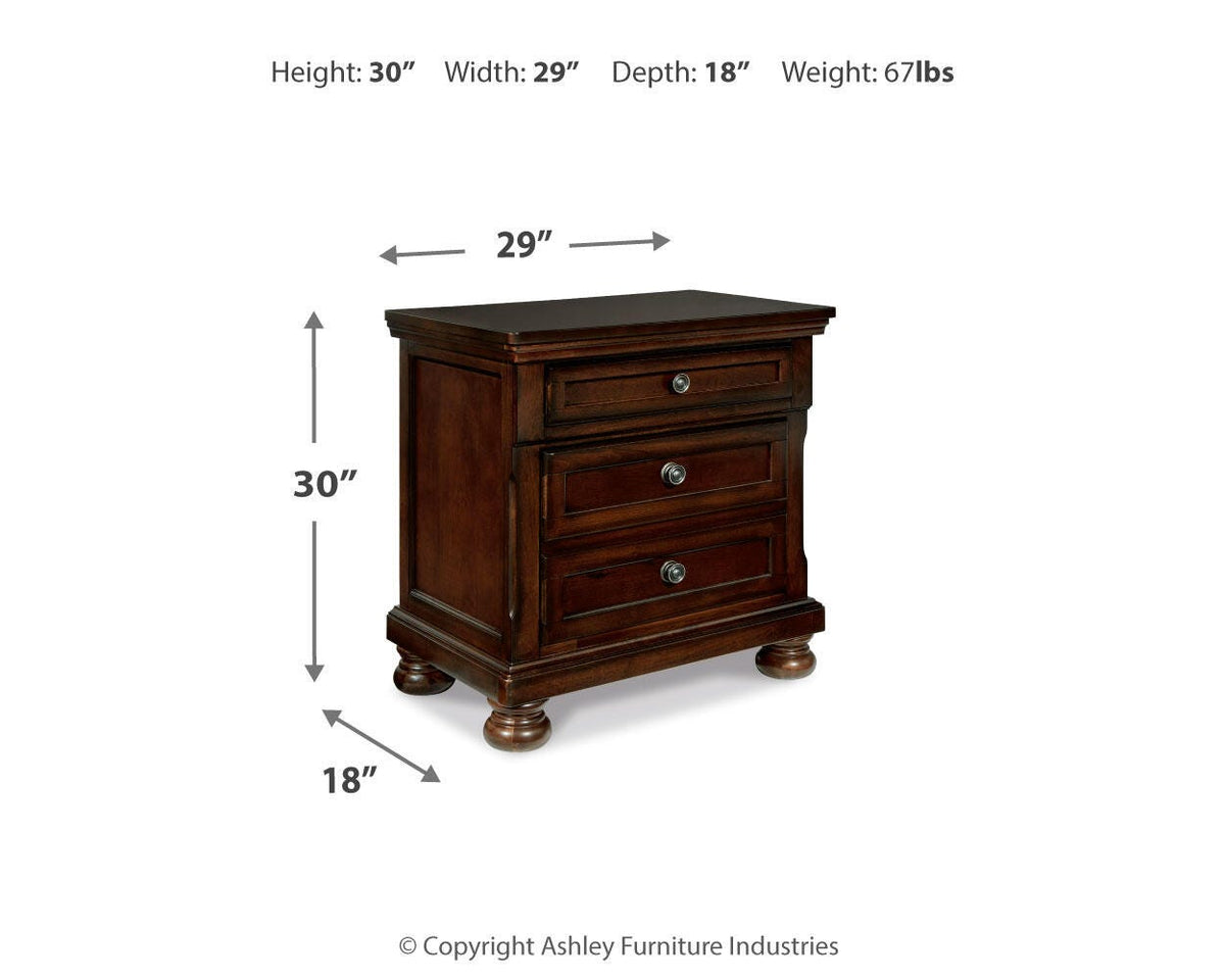 Porter King Panel Bed, Chest and 2 Nightstands