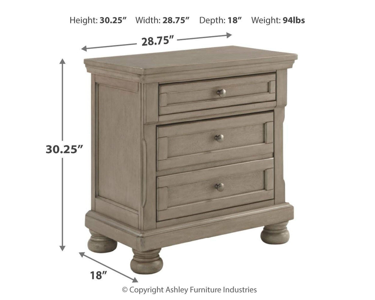 Lettner Queen Panel Bed, Dresser, and Nightstand