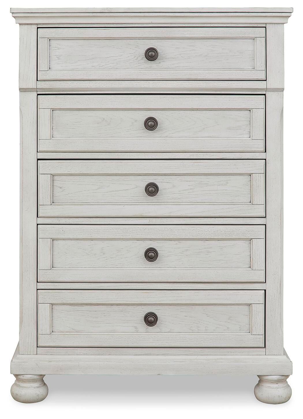 Robbinsdale Full Storage Sleigh Bed, Dresser, Mirror, Chest and Nightstand