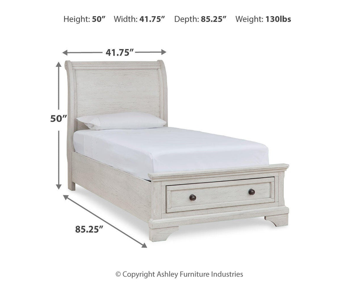 Robbinsdale Twin Sleigh Storage Bed