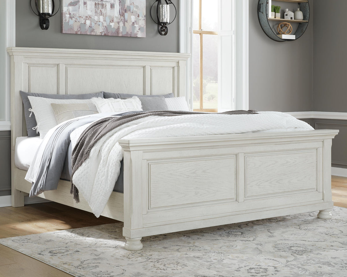 Robbinsdale Queen Panel Bed, Dresser and Mirror