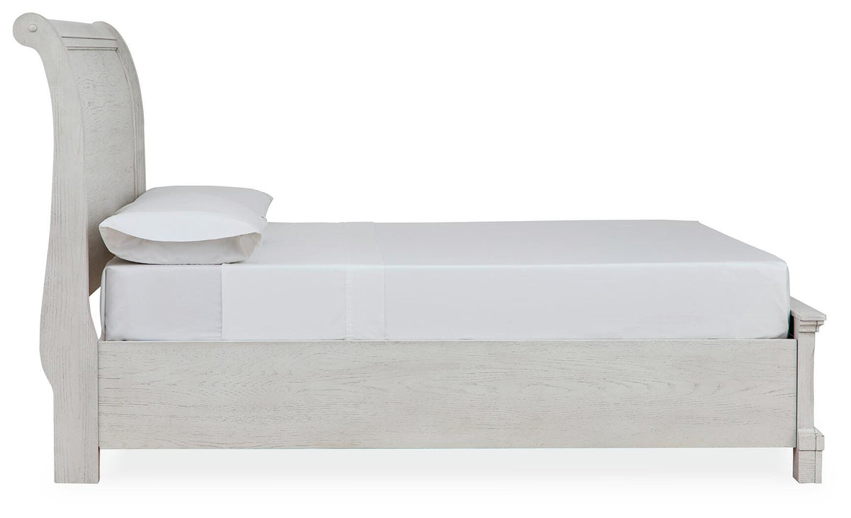 Robbinsdale Full Storage Bed and Nightstand