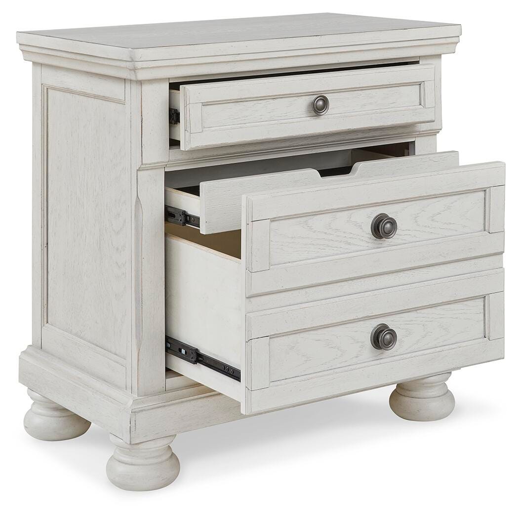Robbinsdale King Panel Storage Bed, Dresser, Chest and 2 Nightstands