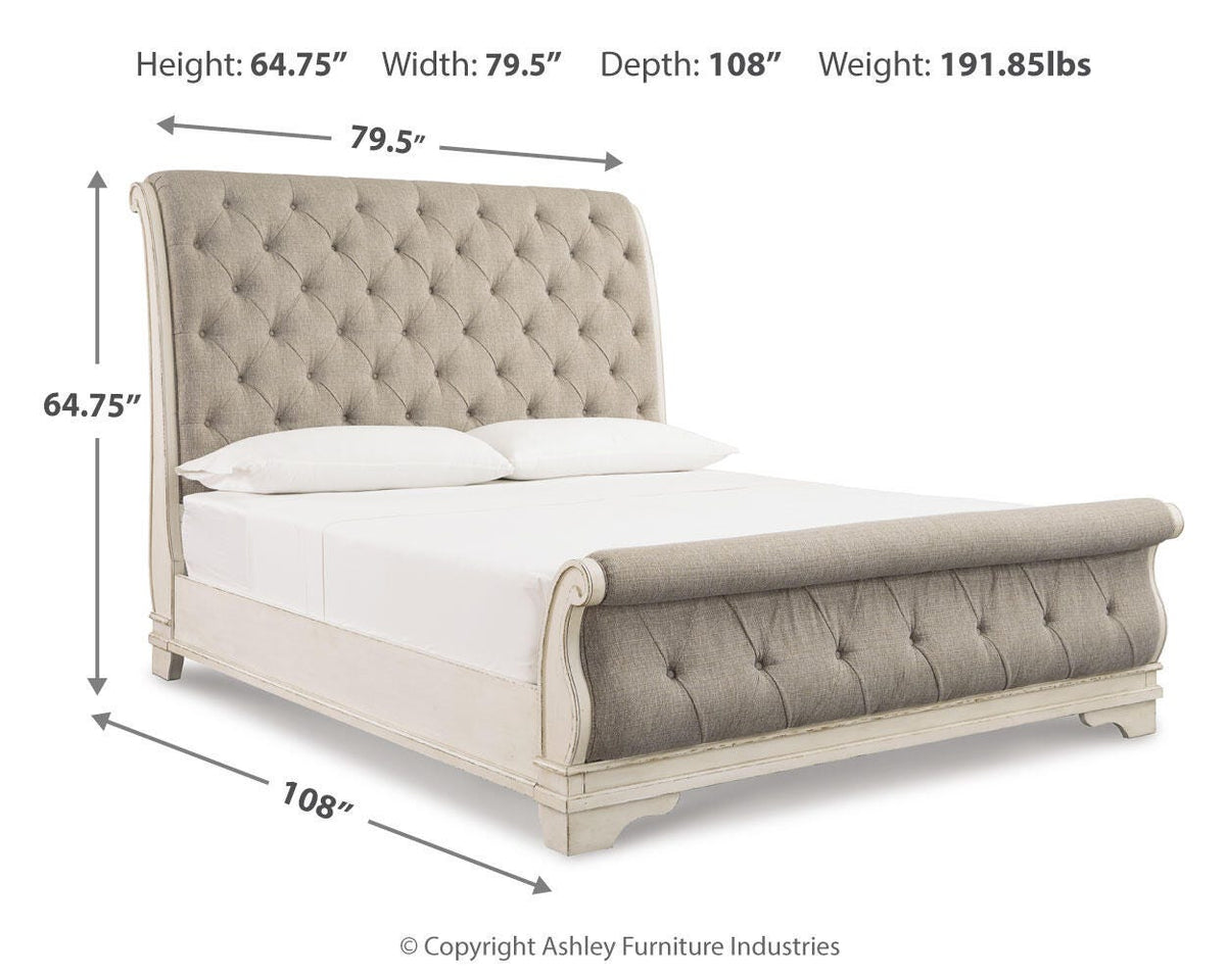 Realyn Queen Sleigh Bed