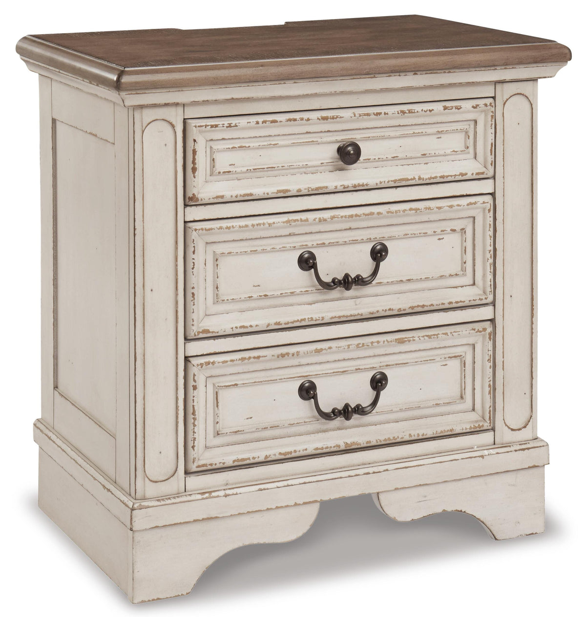 Realyn Upholstered Bed Set - California King, 2 Nightstands