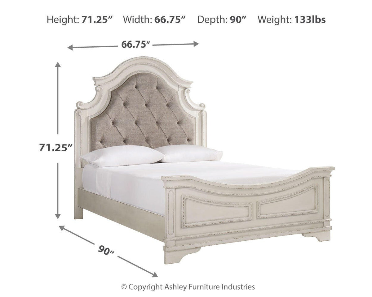 Realyn Upholstered Panel Bed - Queen