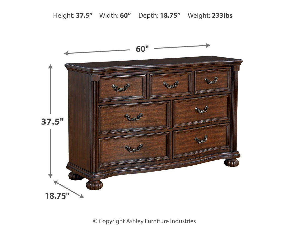 Lavinton Poster Bed Set - Queen, Dresser