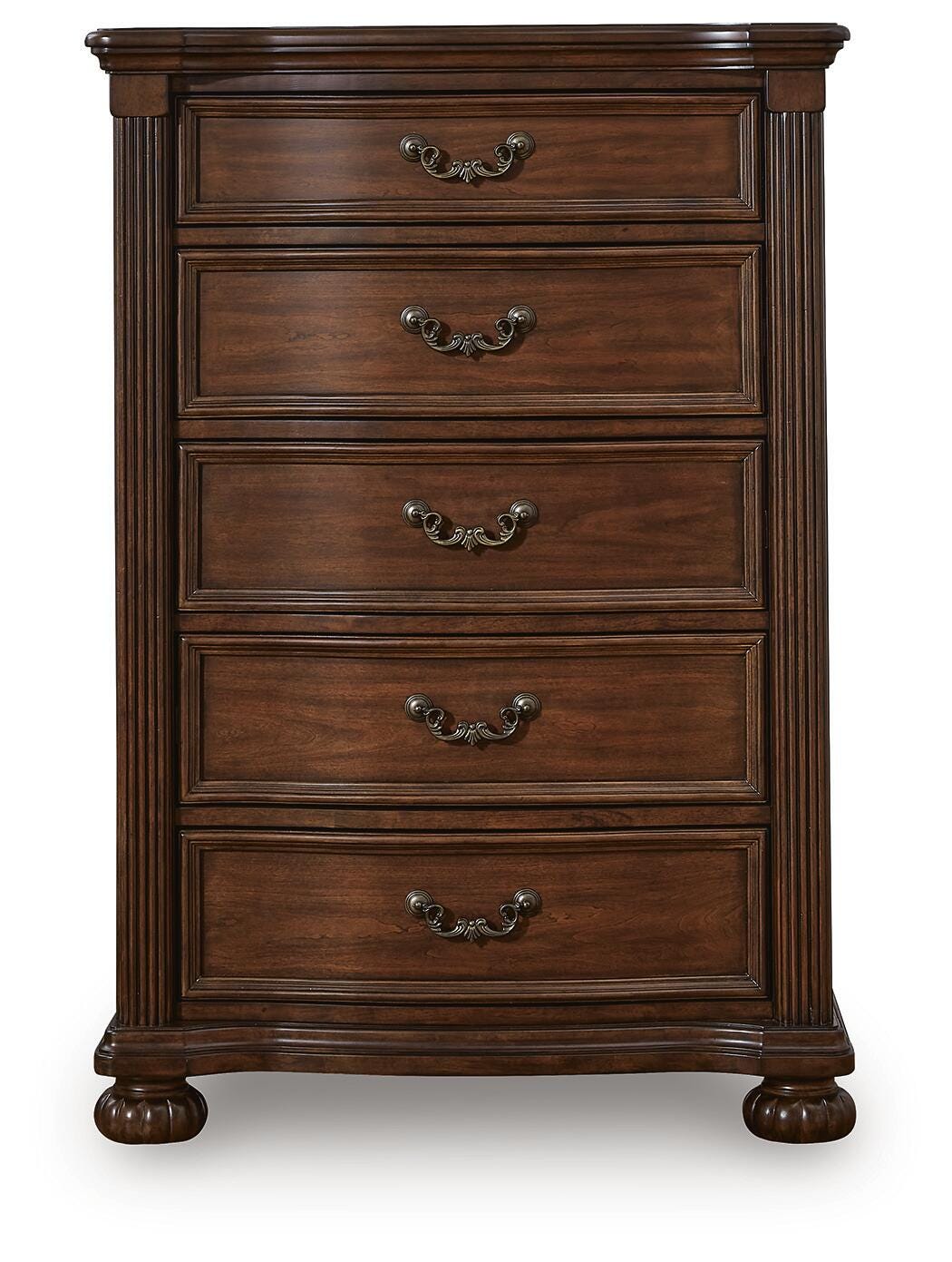 Lavinton Queen Poster Bed, Chest and Nightstand