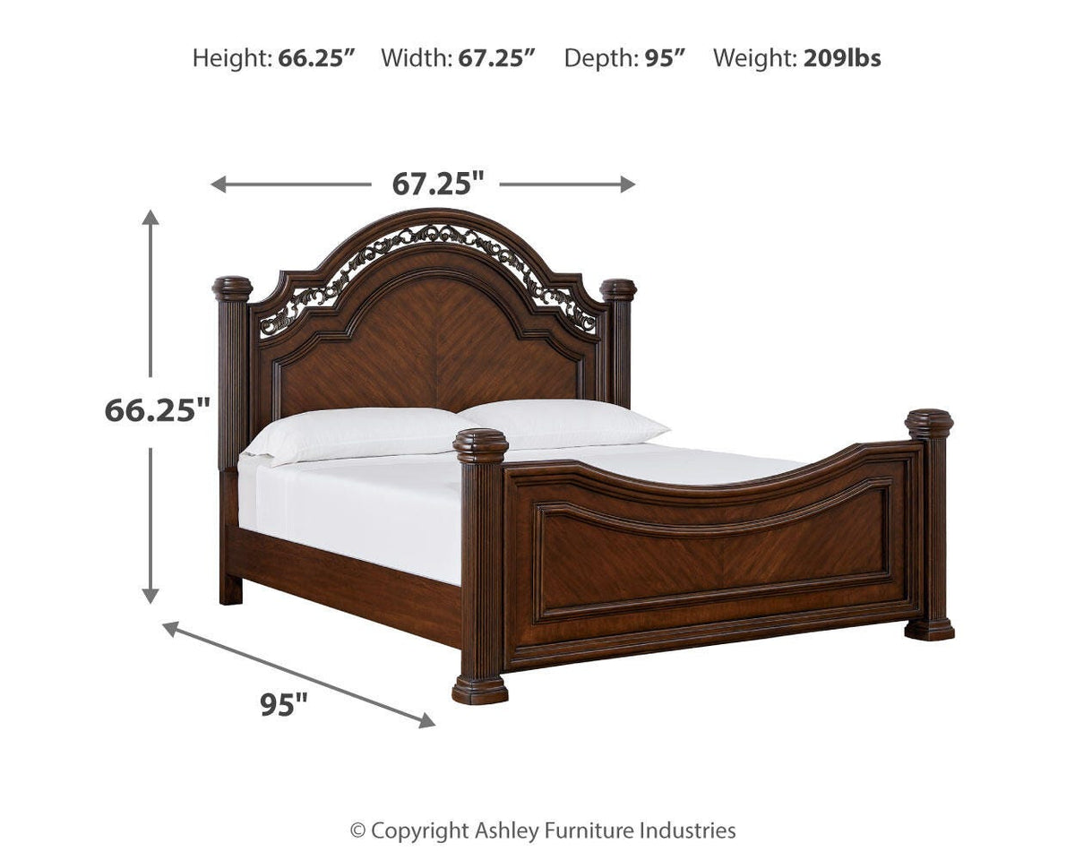 Lavinton Poster Bed Set - Queen, Dresser