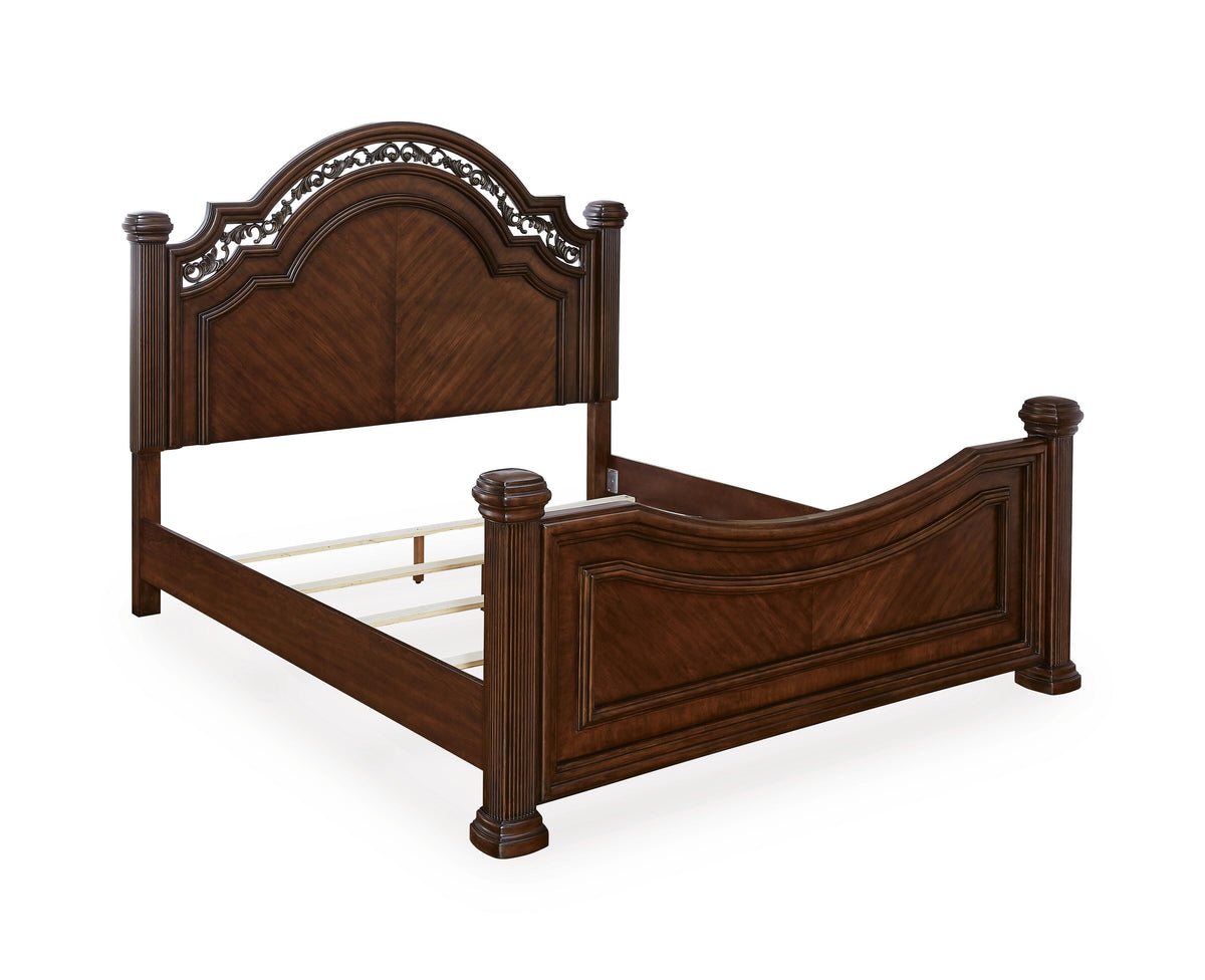 Lavinton Queen Poster Bed, Dresser, Mirror and Nightstand