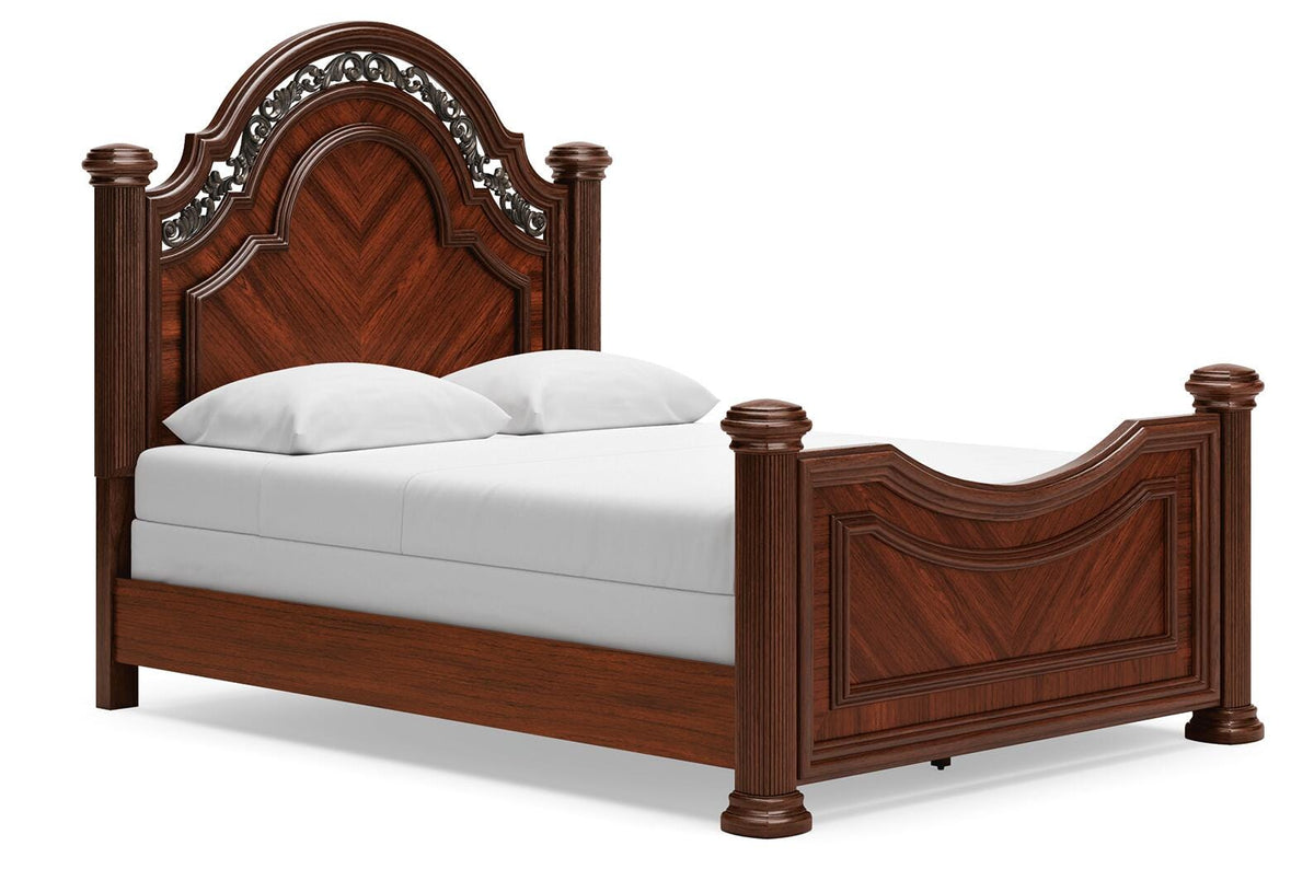 Lavinton Poster Bed Set - Queen, 2 Nightstands