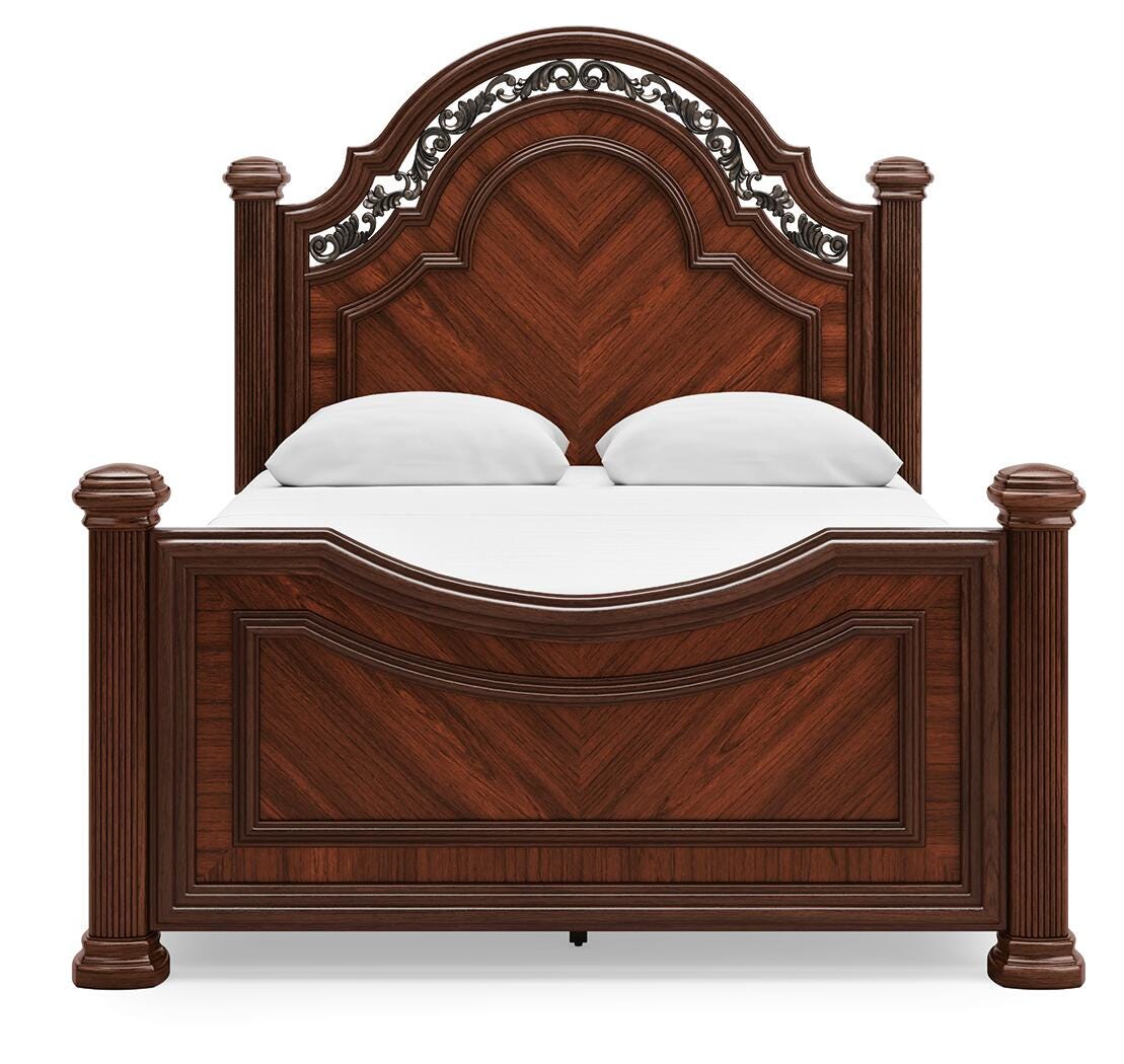 Lavinton Poster Bed Set - Queen, 2 Nightstands
