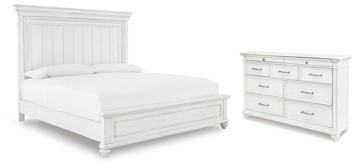 Kanwyn Queen Panel Bed and Dresser