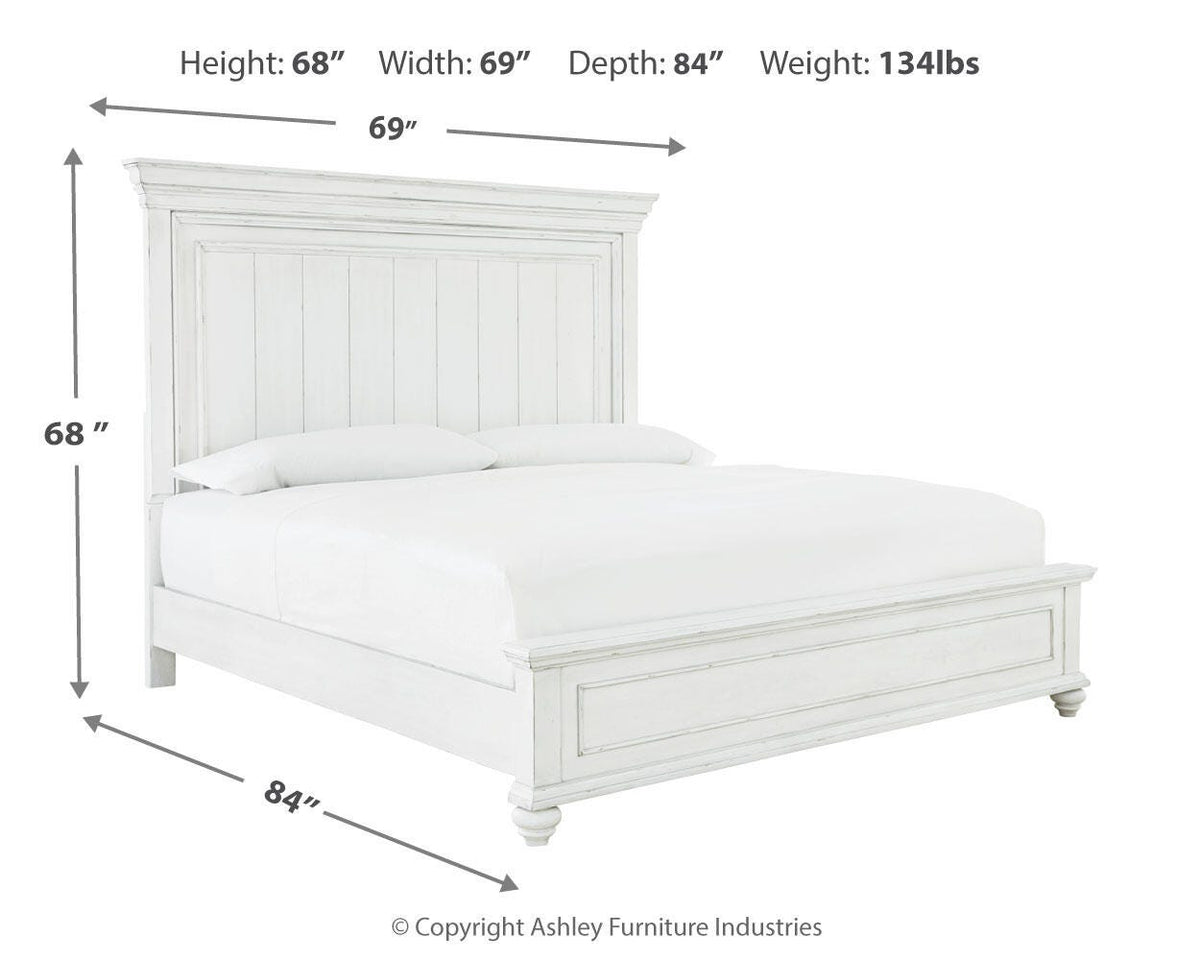 Kanwyn Queen Panel Bed and Dresser