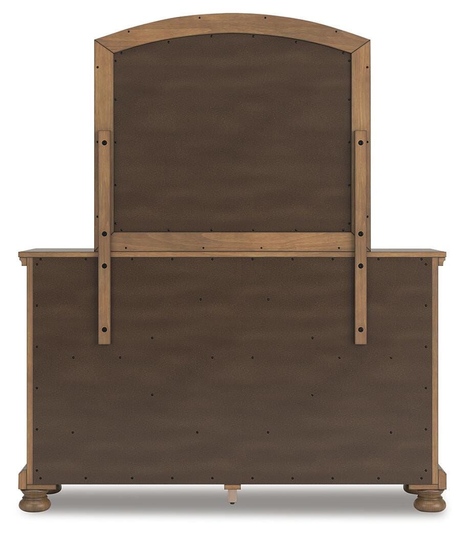Feddinger Queen Panel Bed, Dresser, Mirror, Chest and 2 Nightstands