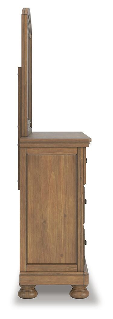 Feddinger Queen Panel Bed, Dresser, Mirror, Chest and 2 Nightstands