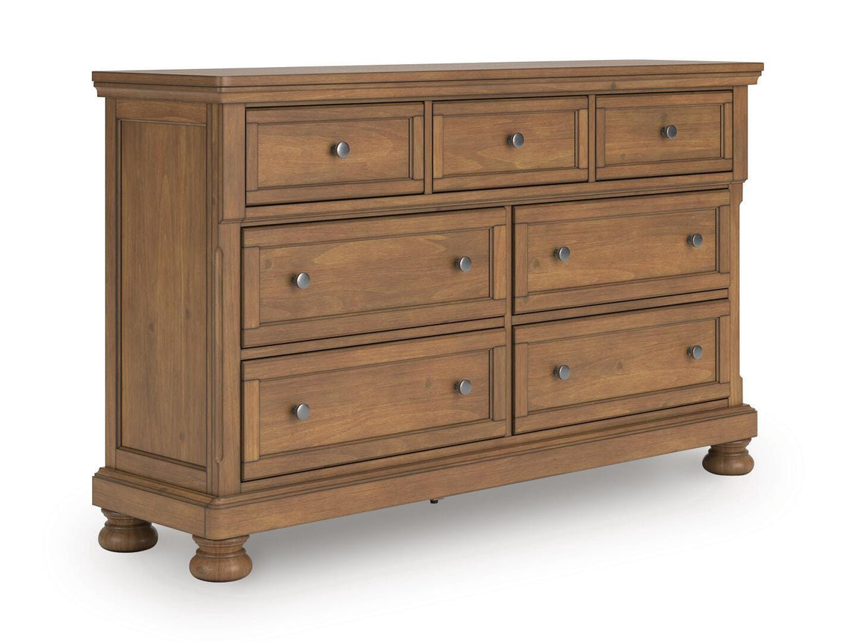 Feddinger California King Panel Storage Bed, Dresser and Nightstand