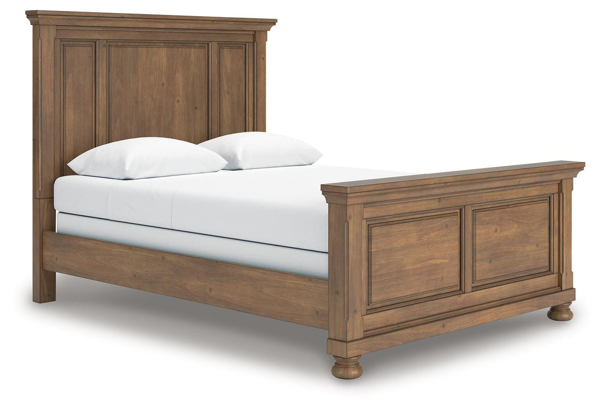 Feddinger Queen Panel Bed, Dresser, Mirror, Chest and 2 Nightstands
