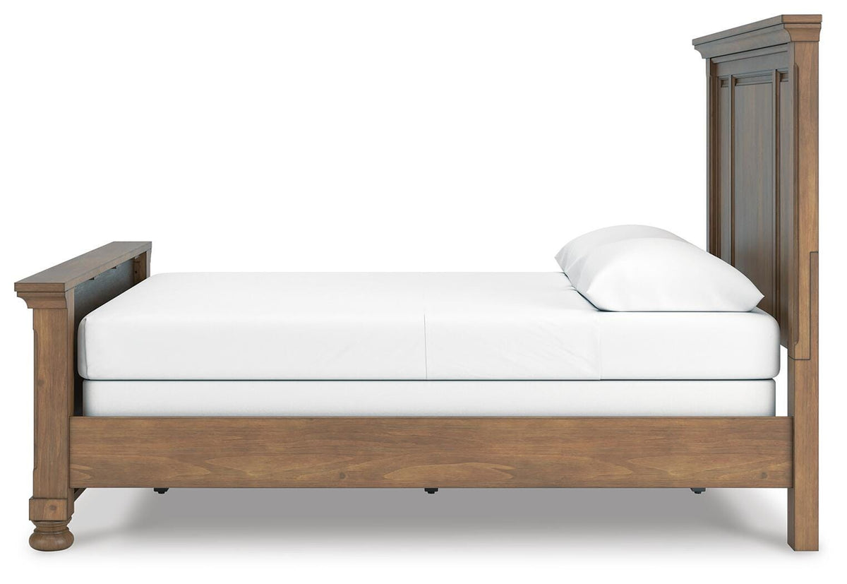 Feddinger Queen Panel Bed, Dresser, Mirror, Chest and 2 Nightstands
