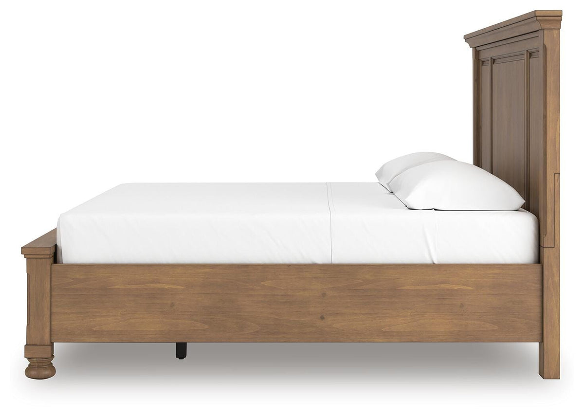 Feddinger King Panel Storage Bed, Dresser, Mirror, Chest and Nightstand