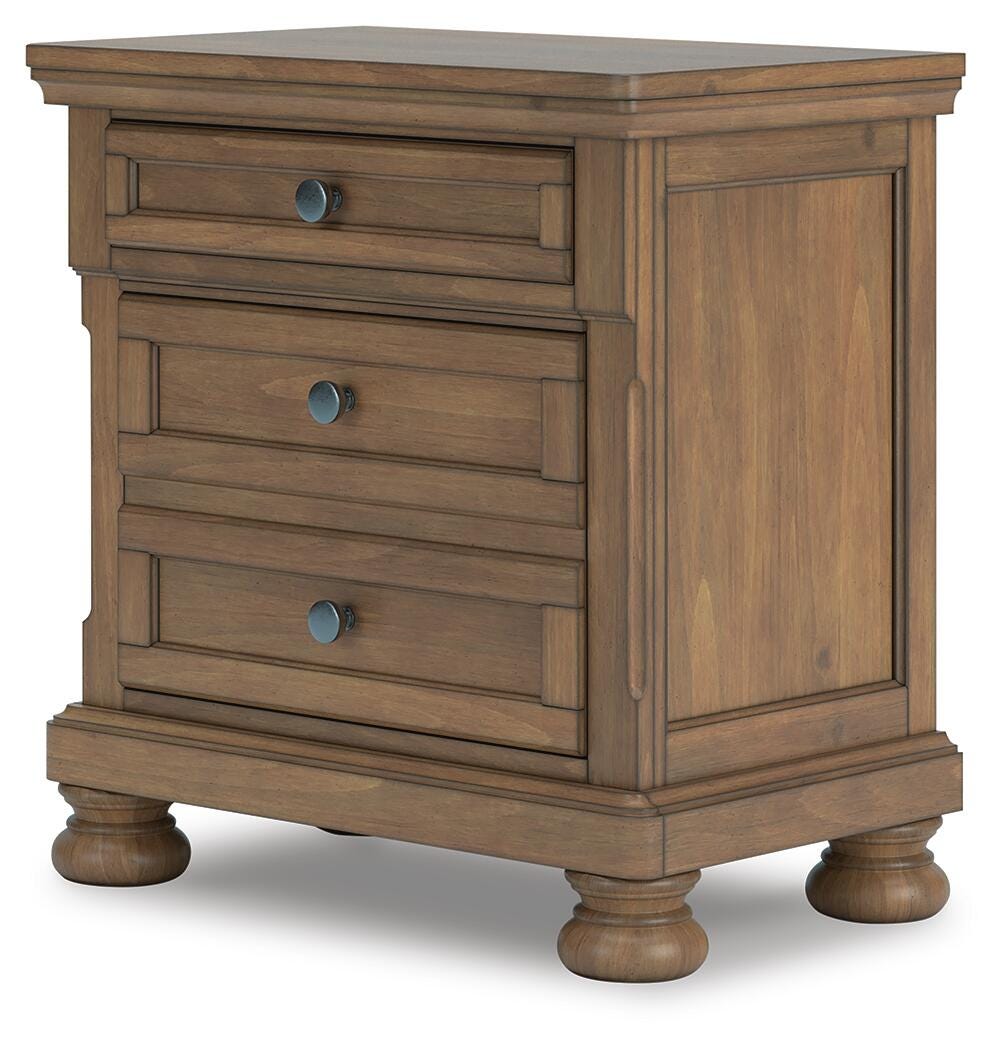 Feddinger Queen Panel Bed, Dresser, Mirror, Chest and Nightstand