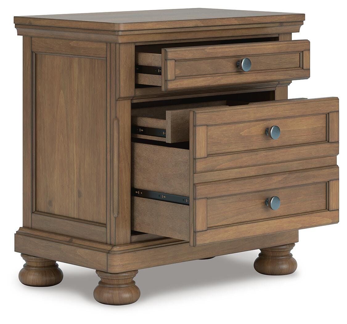Feddinger King Panel Storage Bed, Dresser, Mirror, Chest and Nightstand