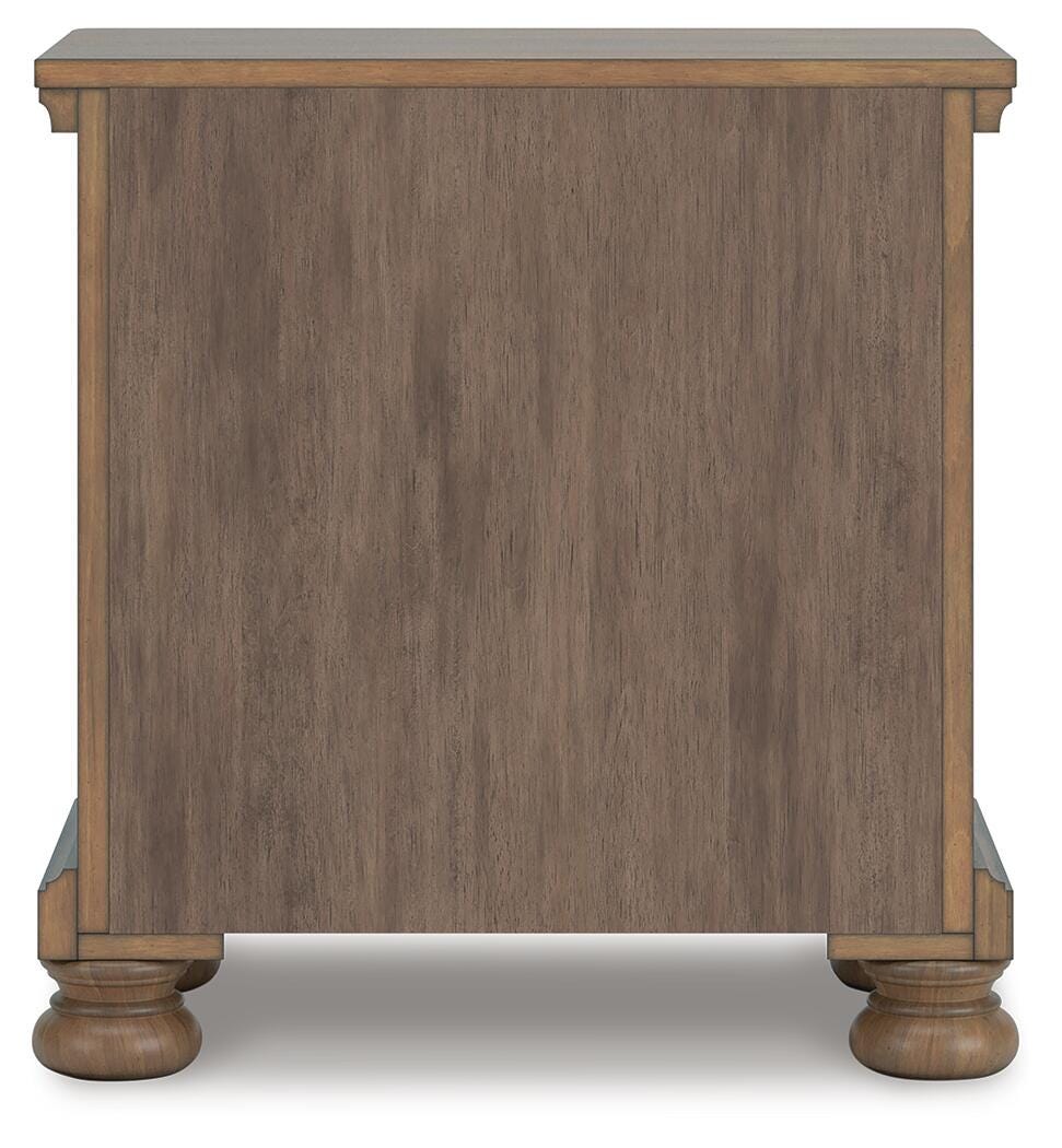 Feddinger California King Panel Storage Bed, Dresser and Nightstand