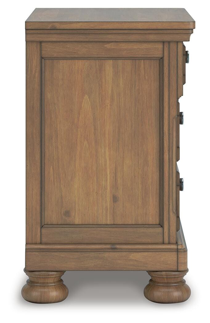 Feddinger Queen Panel Bed, Dresser, Mirror, Chest and 2 Nightstands