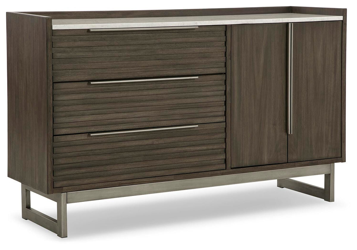 Arkenton Panel Bed Set - Dresser