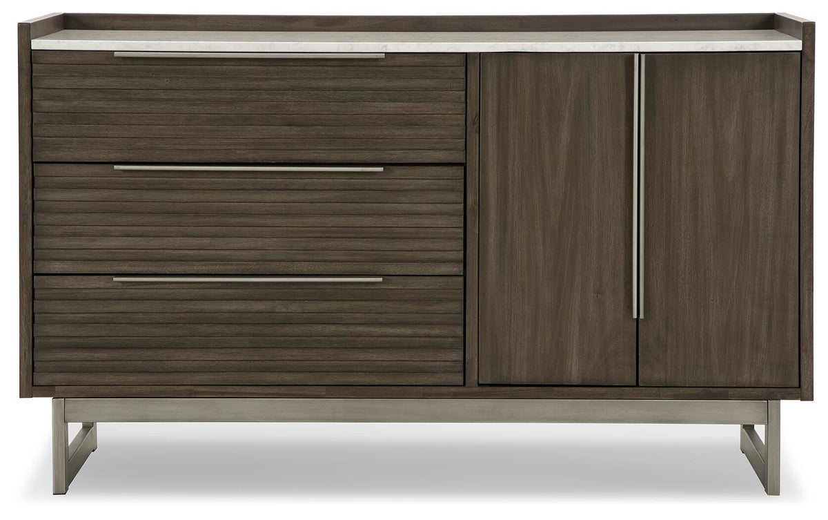 Arkenton Panel Bed Set - Dresser