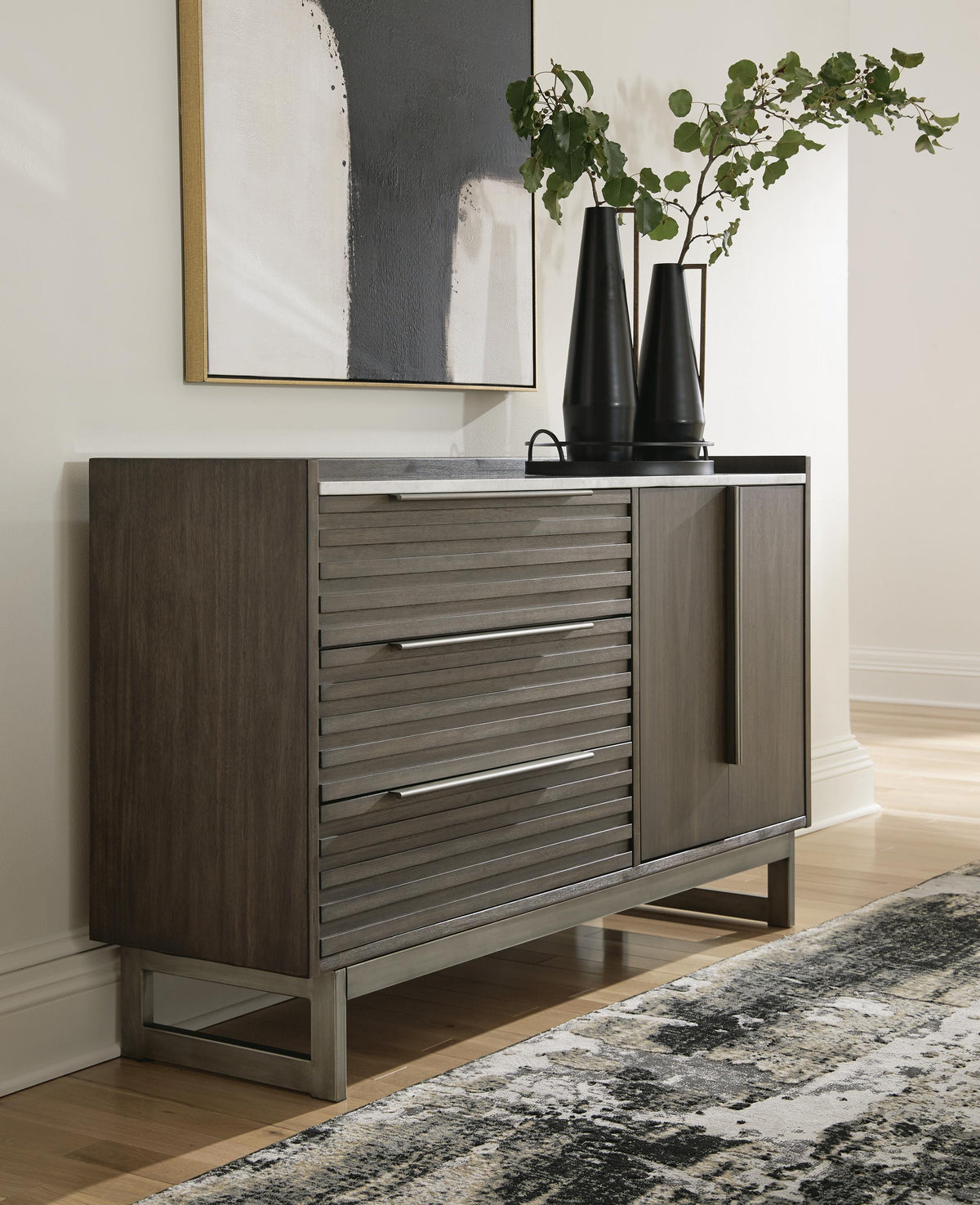 Arkenton Panel Bed Set - Dresser