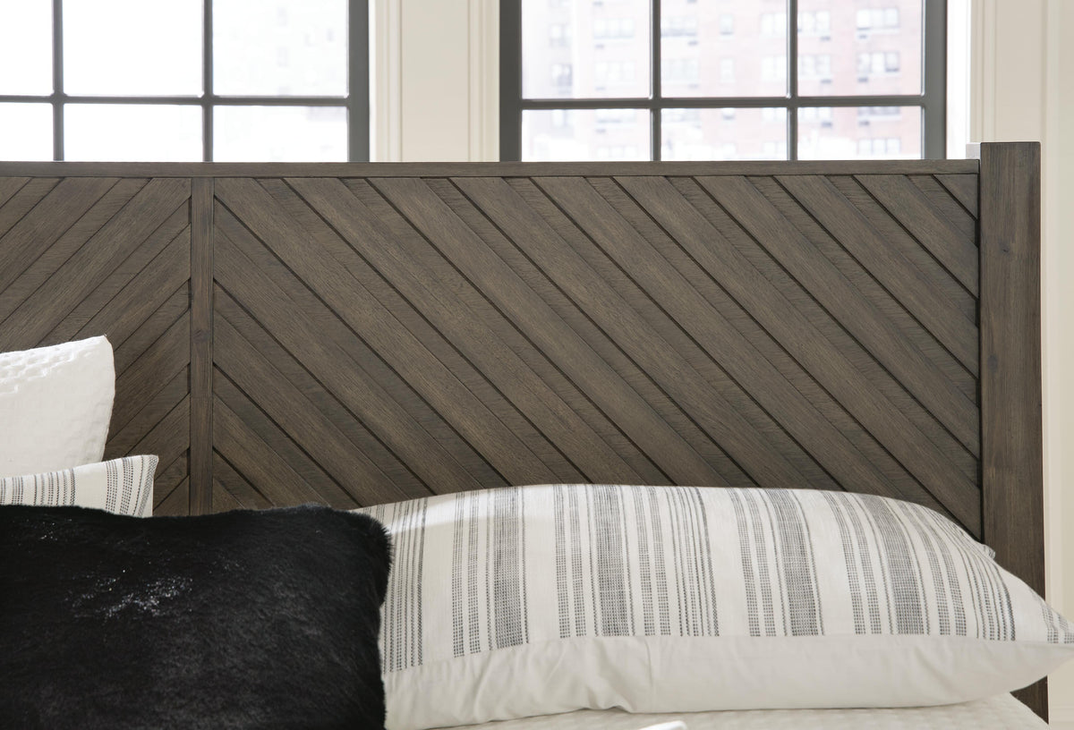 Arkenton King Panel Bed, Dresser and Mirror
