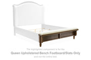Sturlayne Queen UPH Bench FTBD/Slats