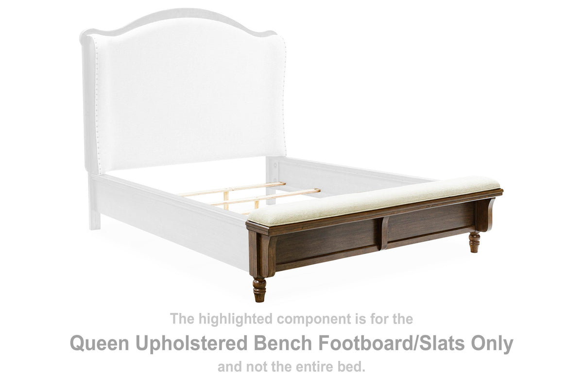 Sturlayne Queen UPH Bench FTBD/Slats