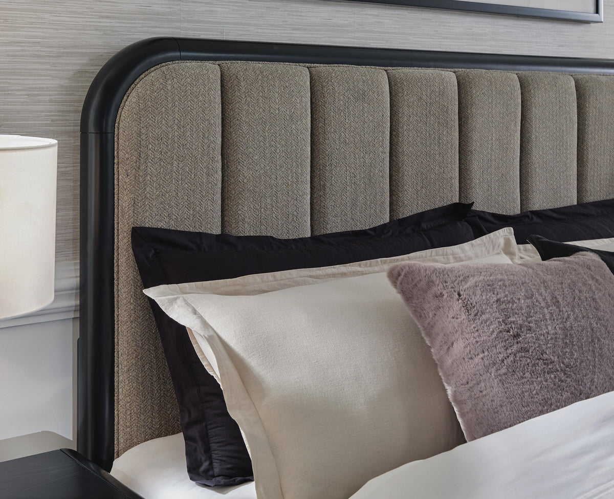 Rowanbeck Upholstered Panel Bed - King