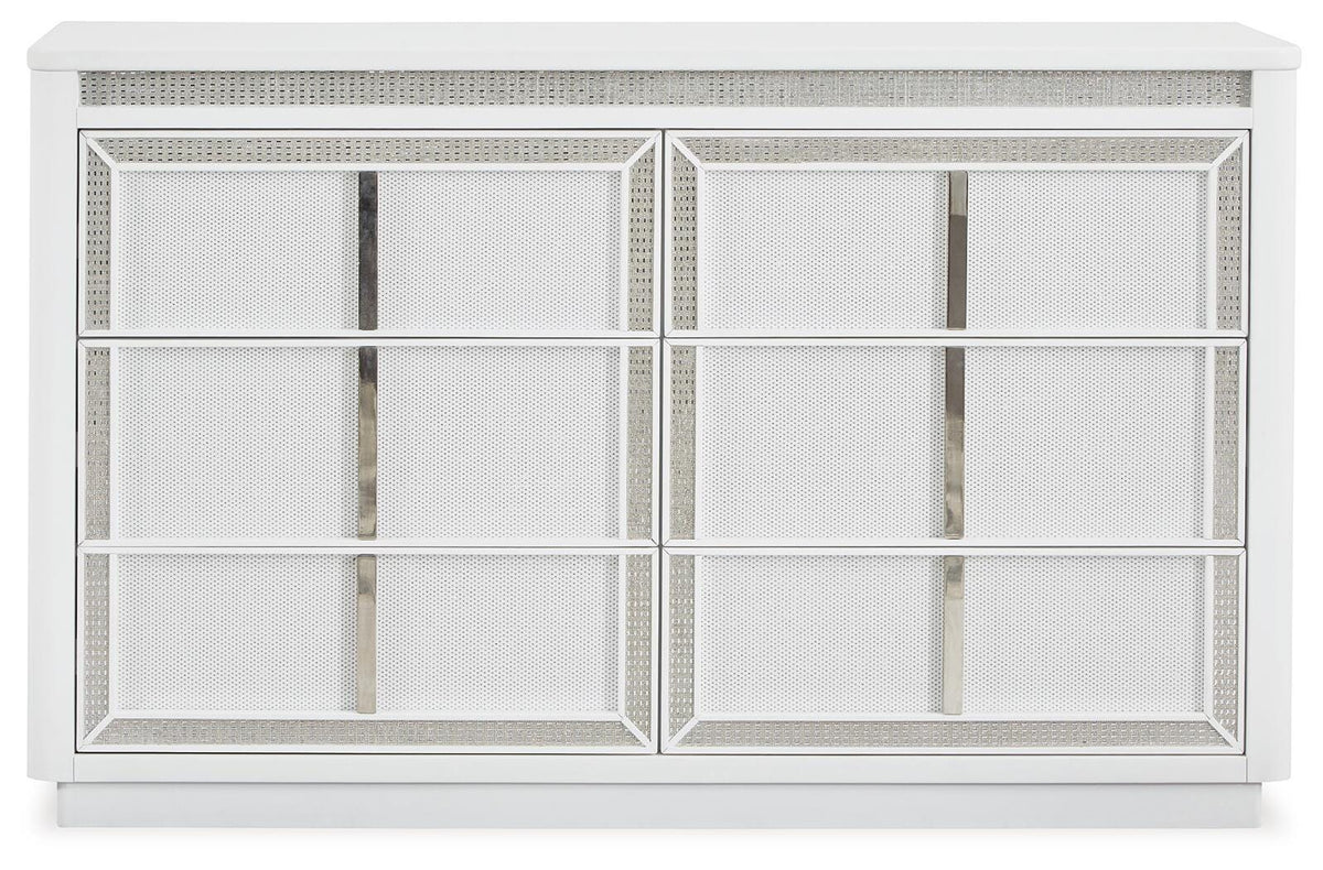 Chalanna Queen Storage Bed, Dresser and 2 Nightstands