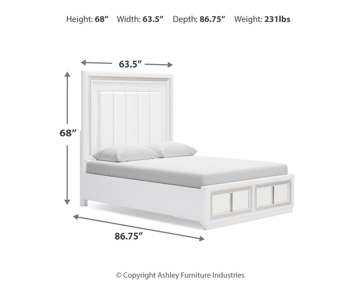 Chalanna Upholstered Storage Bed - Queen