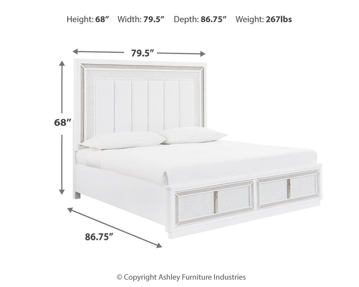 Chalanna Upholstered Storage Bed - King