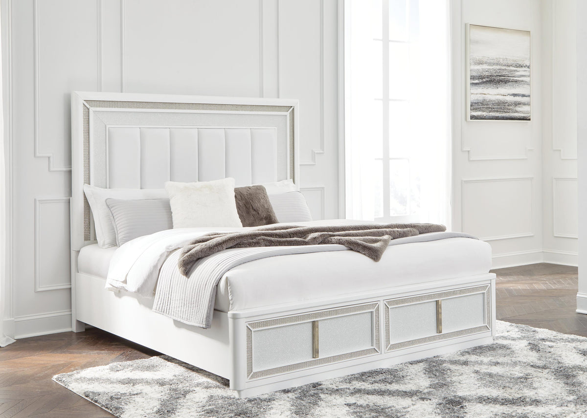Chalanna Upholstered Storage Bed - King
