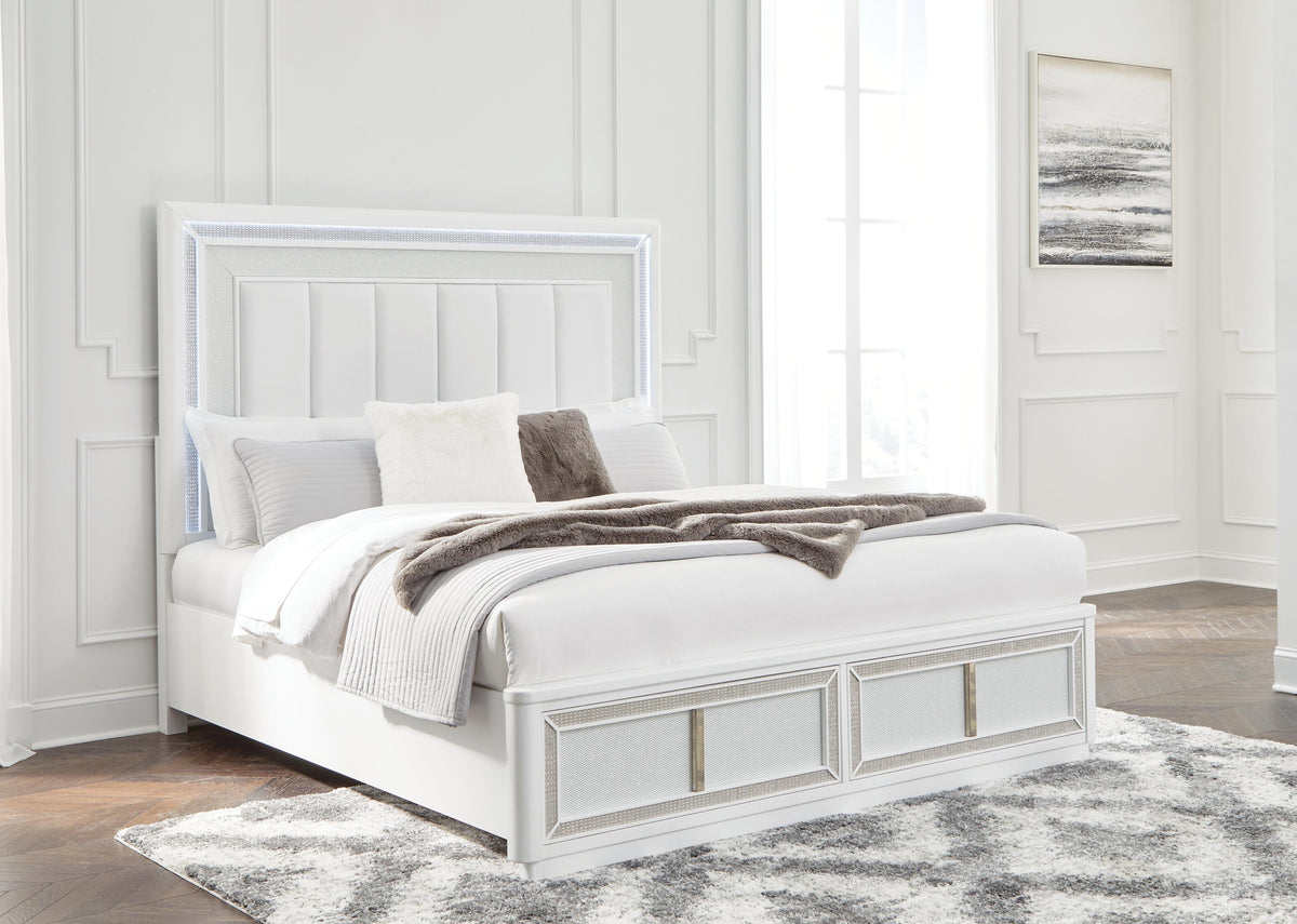 Chalanna Upholstered Storage Bed - Queen