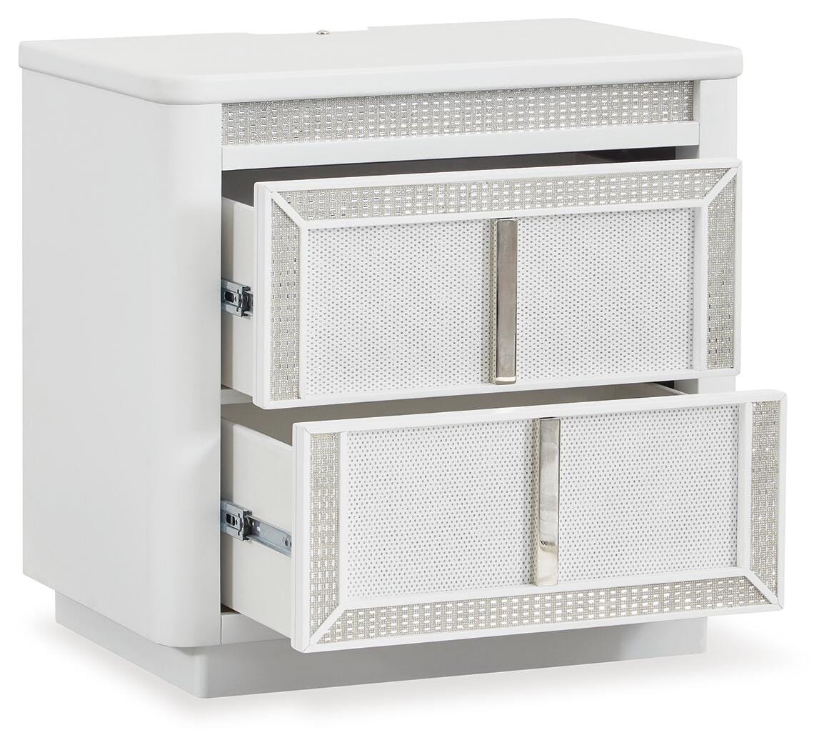Chalanna Queen Storage Bed, Dresser and 2 Nightstands