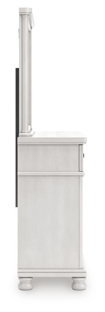 Rowlenstown Queen Poster Bed, Dresser and Mirror