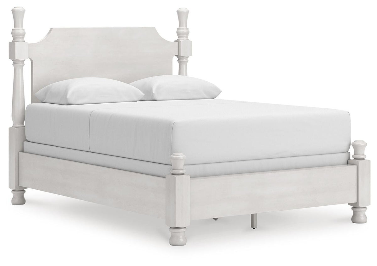 Rowlenstown Queen Poster Bed, Dresser and Mirror