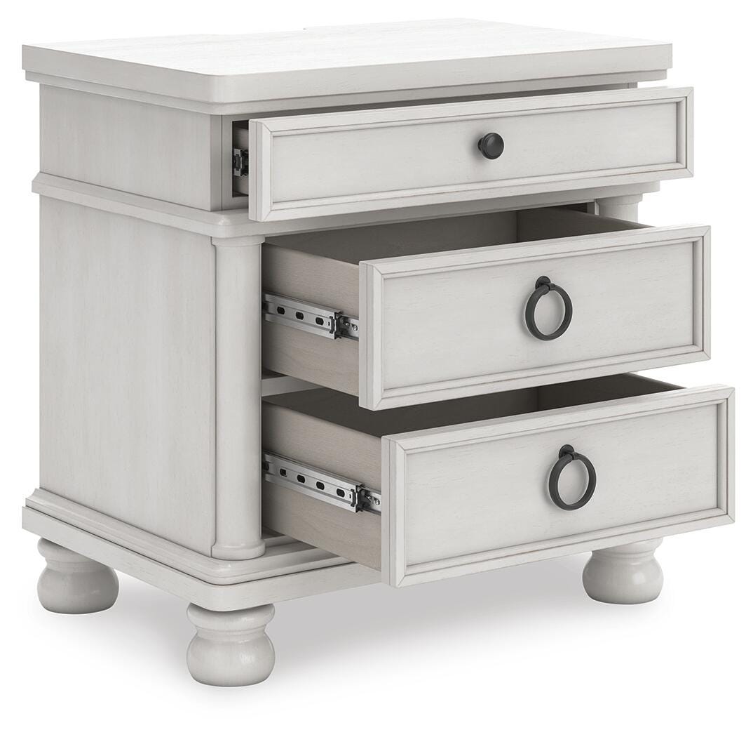 Rowlenstown Three Drawer Night Stand