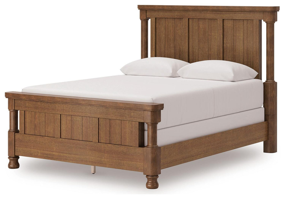 Rowlenstown Queen Poster Bed, Dresser and Mirror